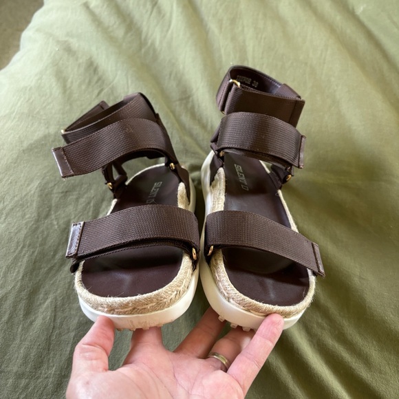 Silent D | Anthropologie Trevor gladiator sandals in brown - Picture 5 of 9
